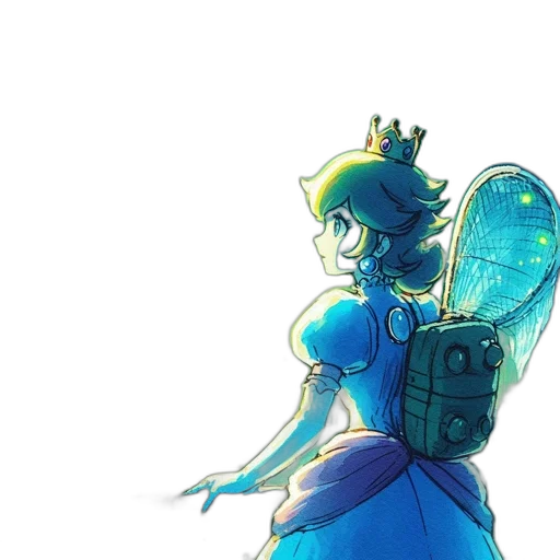 crown, dress, staff, concept art transparent PNG cut-out