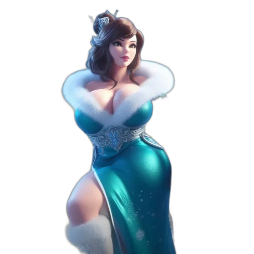 dress, staff, concept art, fantasy art transparent PNG cut-out