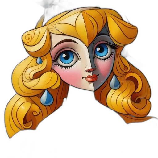 jewelry, crown, face, staff transparent PNG cut-out