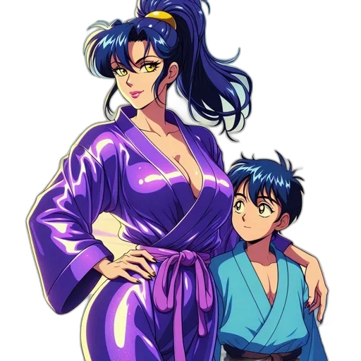 vaporwave, anime, pixel art, concept art transparent PNG cut-out