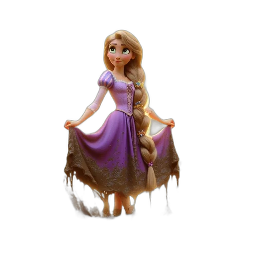dress, 3d render, concept art, fantasy art transparent PNG cut-out