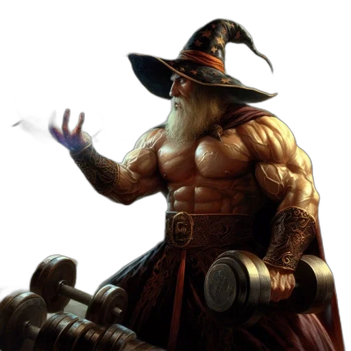 staff, sword, dragon, hat transparent PNG cut-out