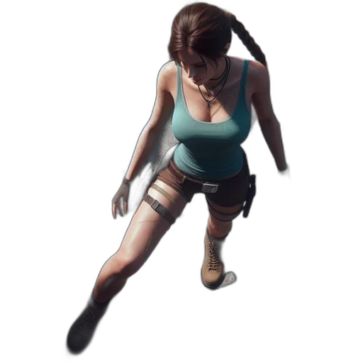 weapon, staff, dress, creature transparent PNG cut-out
