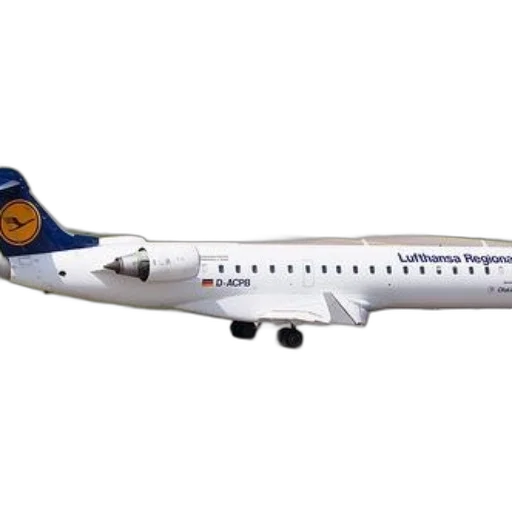 lufthansa, regional, airplane, parked transparent PNG cut-out