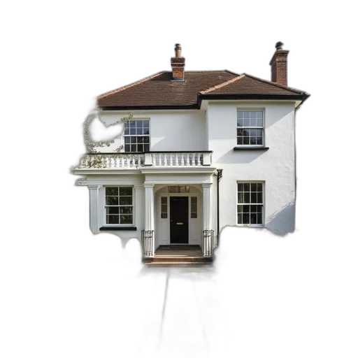 building, 3d render, photorealistic, city street transparent PNG cut-out