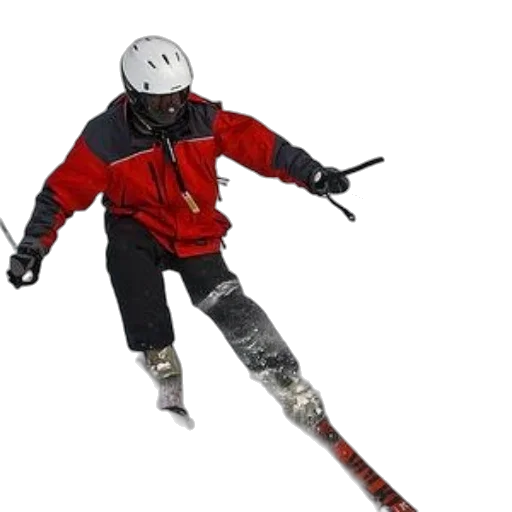 staff, jacket, weapon, skier transparent PNG cut-out