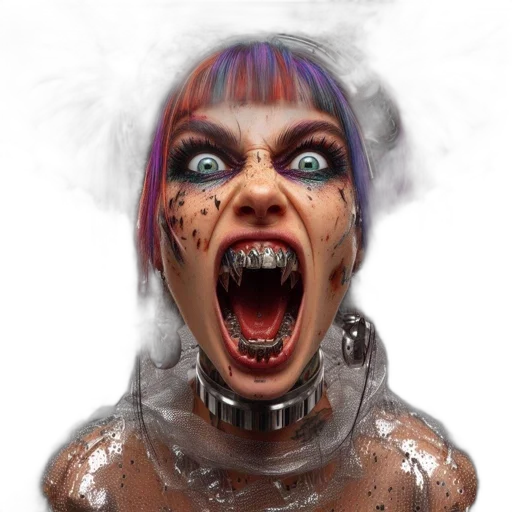 creature, face, animal, staff transparent PNG cut-out