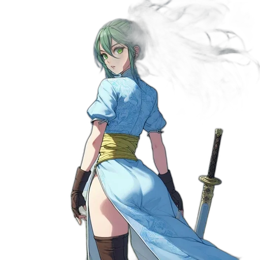 dress, sword, staff, weapon transparent PNG cut-out