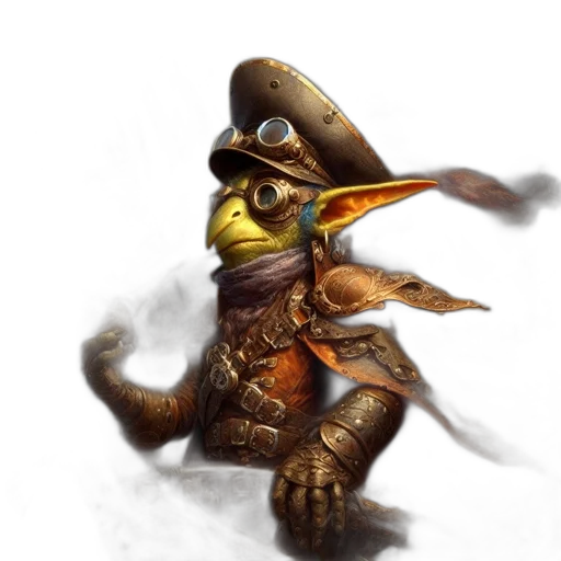 staff, dragon, mask, creature transparent PNG cut-out