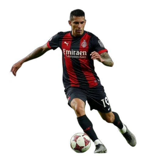 animal, milan, forward, mario transparent PNG cut-out