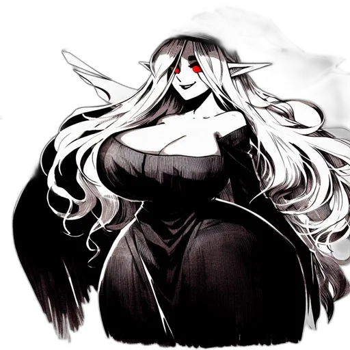 dress, creature, concept art, fantasy art transparent PNG cut-out