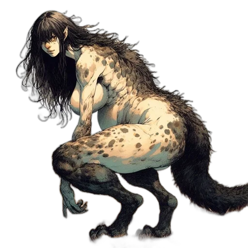 creature, animal, dragon, hair transparent PNG cut-out