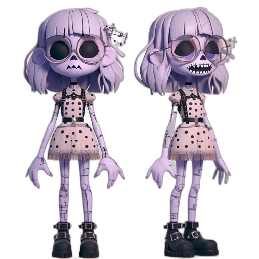 dress, creature, mask, concept art transparent PNG cut-out
