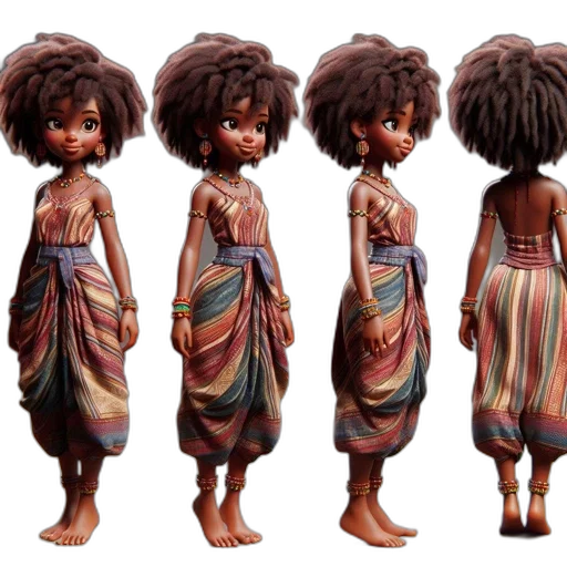 dress, concept art, 3d render, fantasy art transparent PNG cut-out