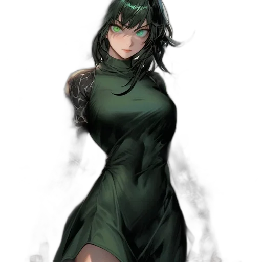 dress, mask, staff, weapon transparent PNG cut-out