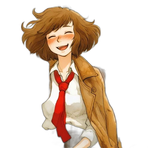 jacket, staff, face, dress transparent PNG cut-out