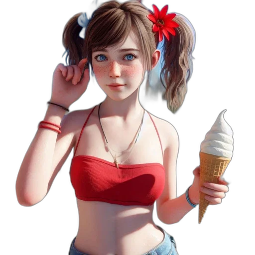 food, hat, dress, staff transparent PNG cut-out