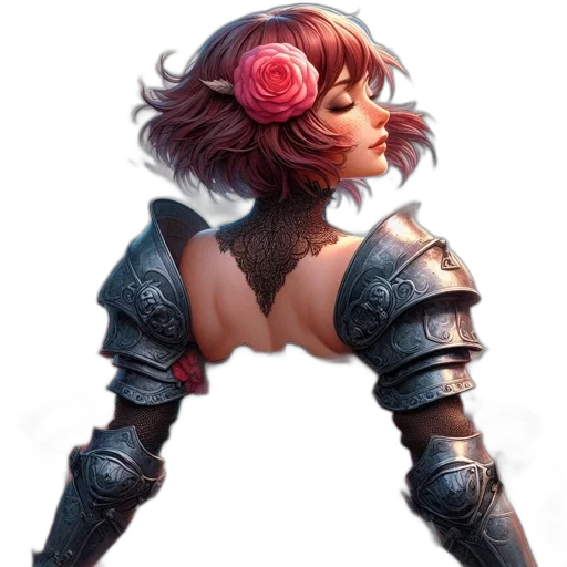 flower, weapon, staff, mask transparent PNG cut-out