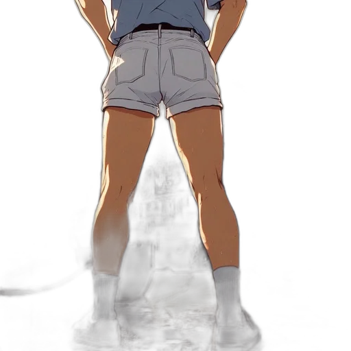 dress, jacket, staff, creature transparent PNG cut-out