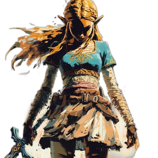 sword, dress, weapon, staff transparent PNG cut-out