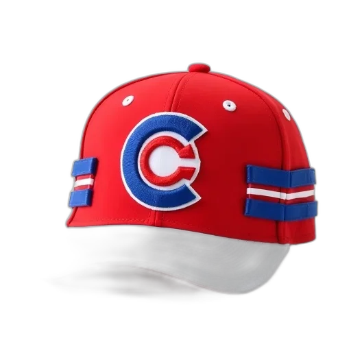 hat, crown, red, white transparent PNG cut-out