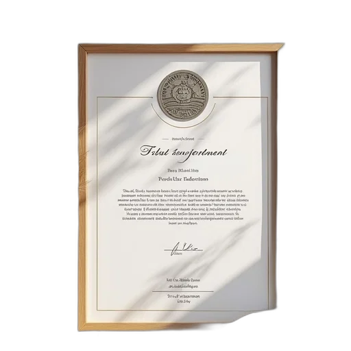 certificate, new, zealand, education transparent PNG cut-out