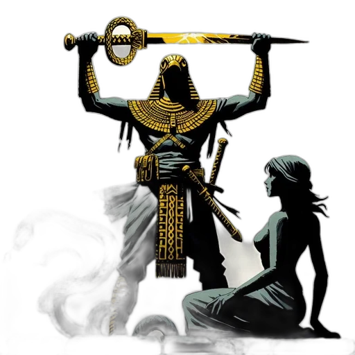 sword, weapon, jewelry, staff transparent PNG cut-out