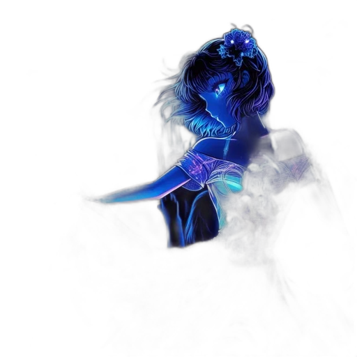 dress, mask, robot, staff transparent PNG cut-out