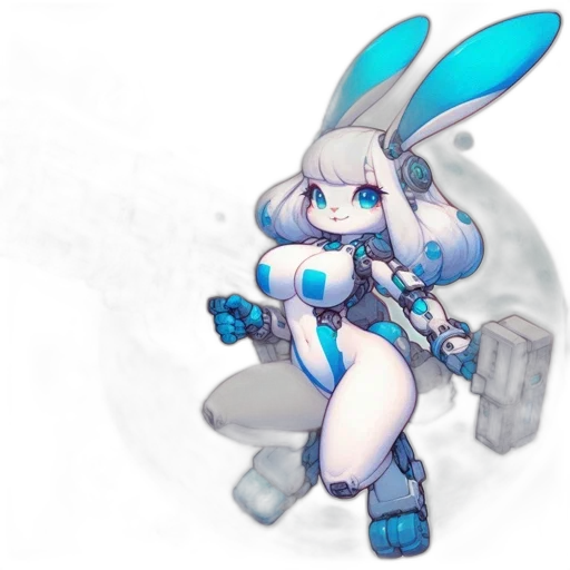 robot, staff, weapon, concept art transparent PNG cut-out