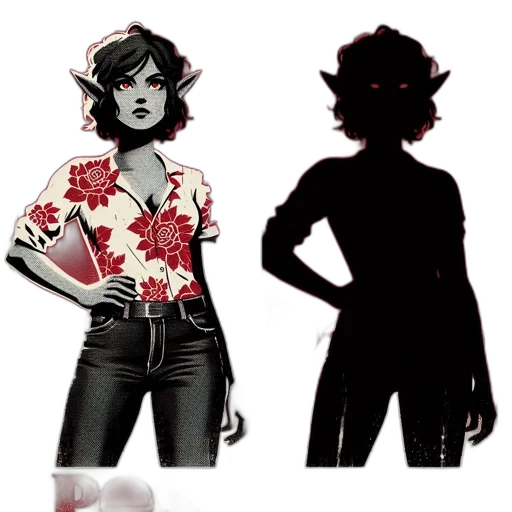 dress, concept art, comic book art, cartoon transparent PNG cut-out