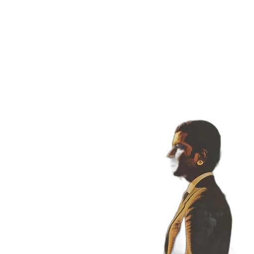 jacket, face, staff, robot transparent PNG cut-out