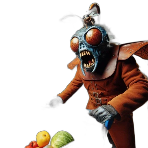 robot, food, creature, jacket transparent PNG cut-out