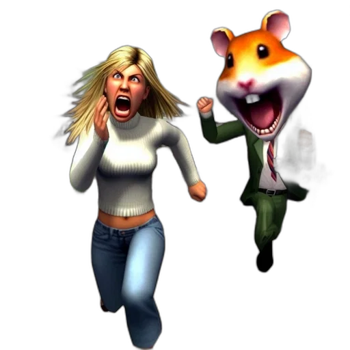 animal, concept art, 3d render, pixel art transparent PNG cut-out