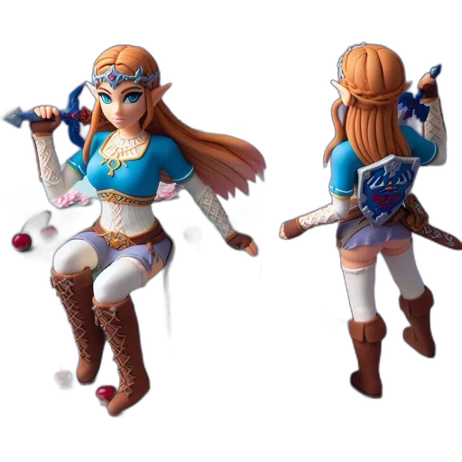 staff, concept art, fantasy art, 3d render transparent PNG cut-out