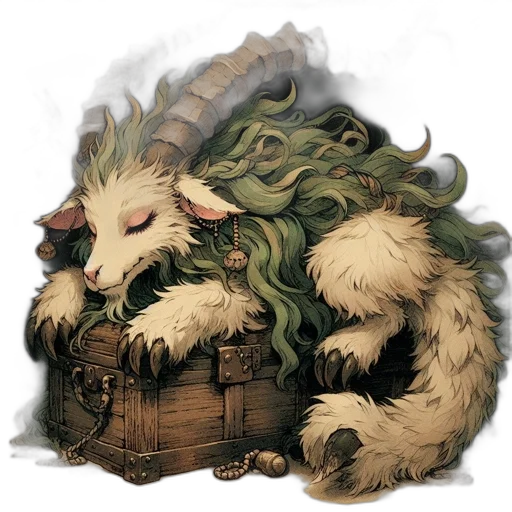 dragon, creature, animal, hair transparent PNG cut-out