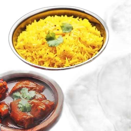 food, 3d render, indian, dishes transparent PNG cut-out