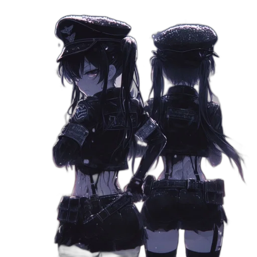 weapon, dress, jacket, staff transparent PNG cut-out