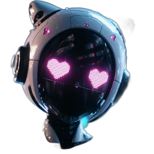 robot, mask, weapon, face transparent PNG cut-out