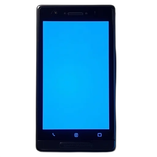 blue, screen, cover, blackberry transparent PNG cut-out