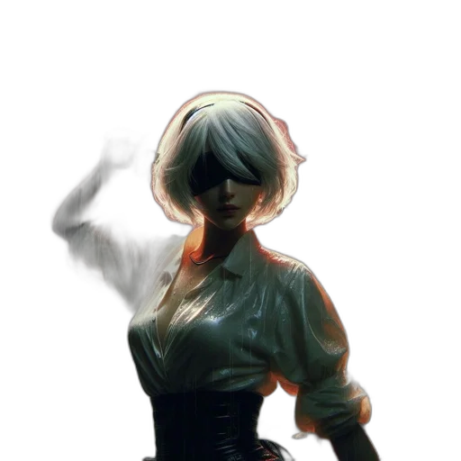 dress, mask, jacket, face transparent PNG cut-out