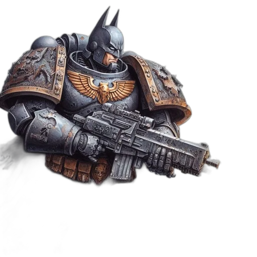 weapon, sword, crown, robot transparent PNG cut-out