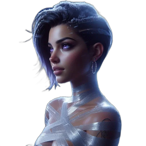 jewelry, dress, hair, face transparent PNG cut-out
