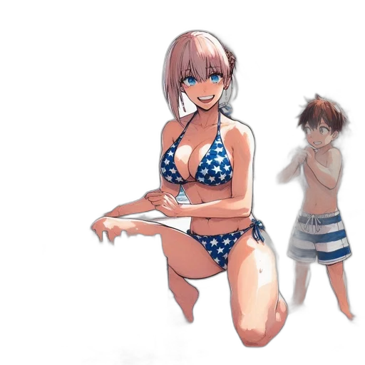 dress, creature, concept art, anime transparent PNG cut-out