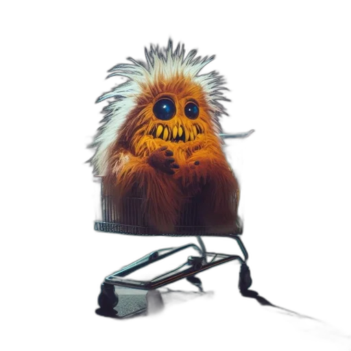 staff, hair, creature, animal transparent PNG cut-out