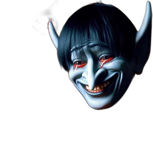 mask, face, creature, staff transparent PNG cut-out