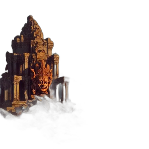 building, crown, concept art, 3d render transparent PNG cut-out