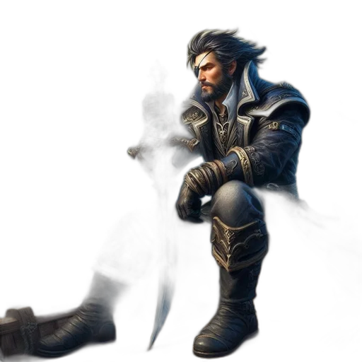 sword, staff, weapon, jacket transparent PNG cut-out