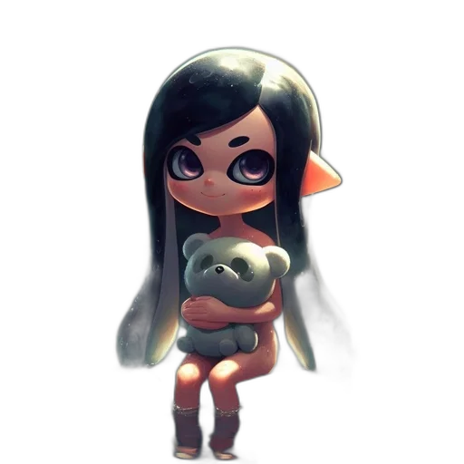 dress, creature, animal, staff transparent PNG cut-out