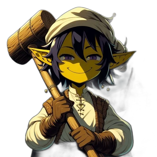 staff, mask, weapon, hat transparent PNG cut-out