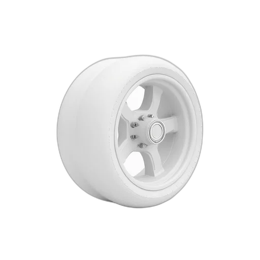 3d render, rues, wheels, white transparent PNG cut-out